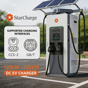 Estación de Carga para Vehículos Eléctricos Starcharge Titan V5 UL CE 120kW-180kW 150-1000Vdc OCPP 20 Plug & Play con Pantalla de 104 Pulgadas y Alta Densidad - Product Image 1