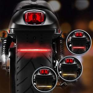 1 pièce <span class=keywords><strong>Bande</strong></span> lumineuse <span class=keywords><strong>LED</strong></span> flexible pour <span class=keywords><strong>moto</strong></span> et voiture, <span class=keywords><strong>feu</strong></span> stop arrière, clignotant rouge jaune et éclairage de plaque d'immatriculation - Product Image 5