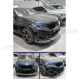 Para BMW X3M X4M F97 F98 LCI 2022+ Kit de carrocería con difusor y protector de parachoques delantero, accesorios para coche - Product Image 4