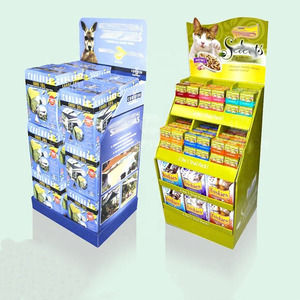 Tierbedarfsgeschäft Maßgefertigtes Karton-POP-Displayregal - Hundefutter-Halsband-Haustierbekleidungs-Ausstellungsständer - Product Image 5