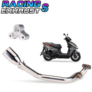 Tuyau d'échappement haute performance pour scooter Sym Kymco 125 Racing S 125, échappement de scooter <span class=keywords><strong>125cc</strong></span> 150cc, échappement 152qmi 157qmj - Product Image 6