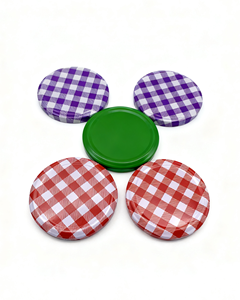 Suministro Directo de Fábrica Tapas Metálicas de Hojalata de Alta Calidad de 5ml y 70mm con Impresión Personalizada para Vino Dulce Enlatado, Herméticas - Product Image 1