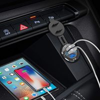 Prise USB multiple ALUMINIUM 12V/24V 30W PD USB-C et deux prises de chargeur USB QC3.0