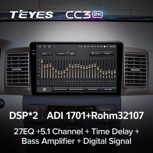 <span class=keywords><strong>TEYES</strong></span> CC3 2K para Toyota <span class=keywords><strong>Corolla</strong></span> E130 E120 2000 - 2004 Radio de Coche Reproductor Multimedia de Video Navegación Estéreo GPS Android 10 - Product Image 4