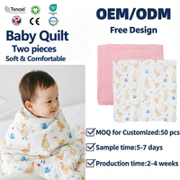 Ventes en gros de berceaux pour bébés en mousseline de bambou biologique et de couvertures pour bébés respirantes, anti-bactériennes, imprimées d'animaux mignons, pour toutes les saisons