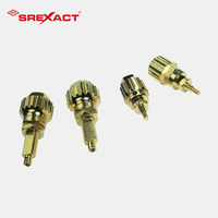 Conectores de Audio y Bornes de Conexión de Acero Inoxidable/Latón Mecanizados por CNC Personalizados con Tolerancia de Precisión