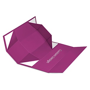 Custom Printing High Quality Exquisite <b>Gift</b> Packaging Foldable Rigid Cardboard <b>Magnetic</b> <b>Box</b> - Product Image 2