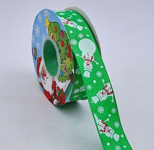 Custom Winter Christmas <b>Ribbon</b> Bespoke Name Print For Holiday Gift Bag Decoration - Product Image 6