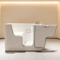 Baignoire à accès facile pour maisons de retraite Poignée de sécurité Entrée basse Siège confortable Entretien facile