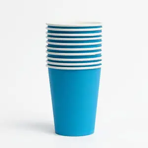 2.5oz-22oz 양각 인쇄 뜨거운 종이 커피 컵 음료 및 커피를위한 일회용 토고 디자인