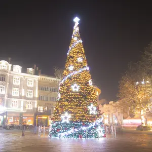 Anpu atacado nova corda de luz de led, à prova d' água externa gigante animado ocidental favorito decoração árvore de natal