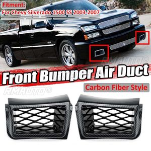 2x Grille d'aération de frein avant aspect fibre de carbone pour Chevrolet Silverado 1500 2003-2007 - Product Image 1