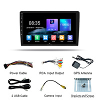 Autoradio multimédia universel 2 DIN 10,1 pouces, directement de l'usine, avec WiFi, GPS, navigation, radio FM/RDS, Bluetooth, CarPlay et Android Auto