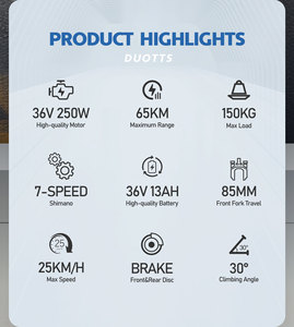 Bicicleta Eléctrica Urbana Duotts C29 Lite E-bike con Envío Gratis Desde Almacén en la UE - Product Image 6