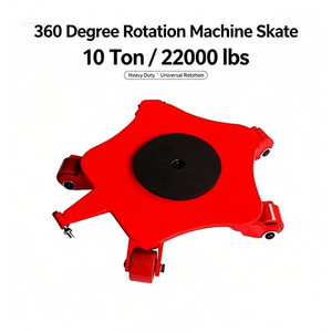 机器滑车 6T 机械滑车小车 13200 磅 360 度可转向机械移动车 °   旋转 - Product Image 4