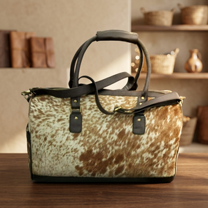 Bolso de Mano Tipo Clutch de Cuero Genuino para Mujer, Diseño Vintage con Rayas de Caramelo, Cierre de Cremallera, Ligero, Impermeable, Gran Capacidad (3L+), para Uso Diario - Product Image 4