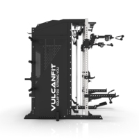 Appareil de musculation multifonctionnel commercial : Smith Machine, Power Rack et Crossover à câbles tout-en-un