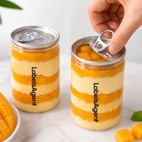 Vente en gros de canettes en PET transparentes à ouverture facile avec languette, personnalisables avec logo et motifs, pour boissons gazeuses à emporter