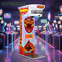Machine de boxe arcade Dragon Fist avec accepteur de billets personnalisé, pour sports de combat, à monnayeur, pour intérieur, version anglaise