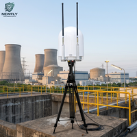 Detector de Drones de 10KM de Alcance DR200-A, Sistema Fijo de Defensa UAV de Banda Completa 70MHz-6GHz para Monitoreo del Espacio Aéreo de Aeropuertos