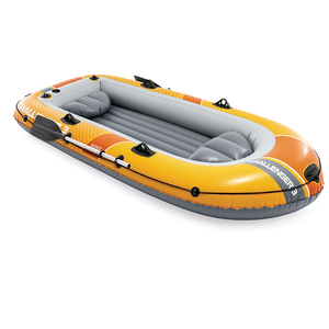 Intex – ensemble de 3 bateaux <span class=keywords><strong>Challenger</strong></span> de 68370 m, en plastique, pour sports nautiques et lacs, Kayak pliable et Portable, <span class=keywords><strong>bateau</strong></span> <span class=keywords><strong>gonflable</strong></span> de pêche, 2.95 - Product Image 3