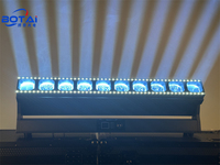 BOTAI 10x60W LED dynamique barre mobile phares motorisé Zoom 8 °-50 ° 30Hz stroboscope blanc chaud faisceau blanc aluminium CE/RoHS