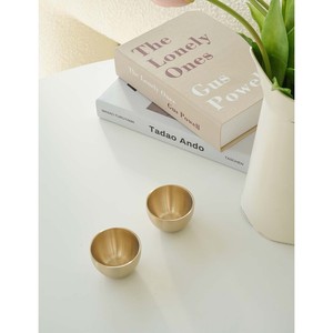 Ensemble de verres à soju coréens traditionnels NOBBAN en bronze forgé à la main (lot de 2) – Artisanat coréen authentique - Product Image 3