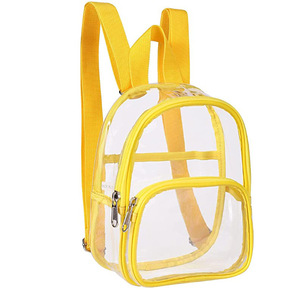 Custom Wholesale OEM Unisex Transparent Workbag Travel <strong>Heavy</strong> <strong>Duty</strong> PVC Kids Waterproof School <strong>Backpack</strong> with Zipper - Product Image 4