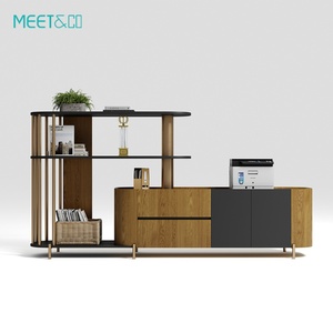 Modern Modular Wooden Bookshelf Combination <b>File</b> Storage Cabinet for Home Office Hospital Office & School/Workshop Furniture - Product Image 3