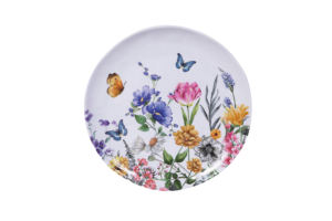 Colección de <span class=keywords><strong>Vajilla</strong></span> de <span class=keywords><strong>Melamina</strong></span> FoodSafe con Diseños Florales y de Mariposas para Uso Diario y Ocasiones Especiales - Product Image 3