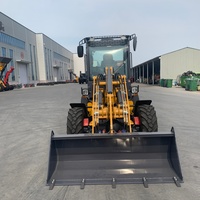 Prix d'usine CE EPA 4x4 Mini-chargeuse frontale, mini-chargeuse agricole sur roues, pelle rétrocaveuse sur roues certifiée CE