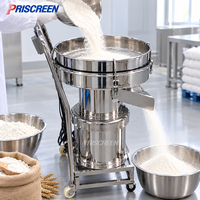 Machine de tamisage vibratoire à poudre fine en acier inoxydable de type 450, tamis vibrant pour la filtration de la farine, du jus et des liquides
