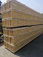 Водонепроницаемая I-JOIST балка OSB с сосновым материалом, толщина 12 мм, готовая поверхность для внутреннего напольного покрытия
