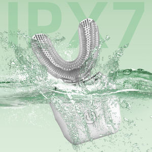 360 °   Spazzolino Elettrico Sonico Wireless a Forma di U con Luce per Sbiancamento Dentale, Setole in Nylon Automatico per Adulti - Product Image 4