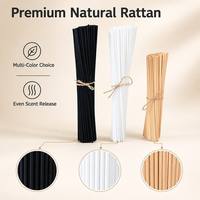 Bâtonnets diffuseurs en rotin naturel, couleur personnalisée, bâtonnets de recharge en roseau, matériaux DIY pour diffuseur d'arômes maison et voiture