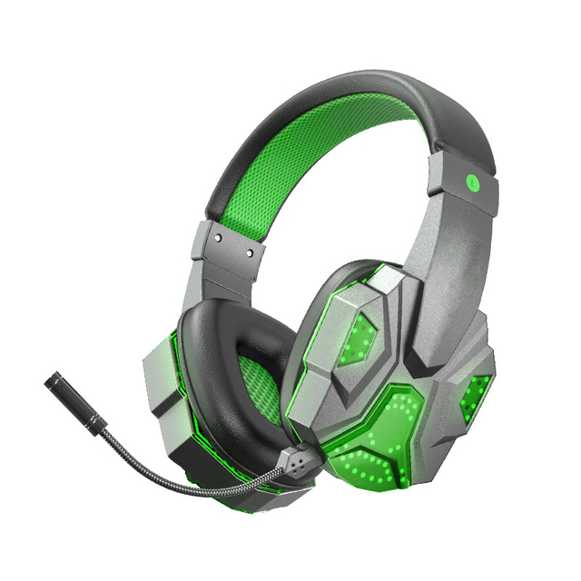 Hot Sale Fashion Best HiFi Blu Tooth Wireless Noise Cancelling Gaming Headset with LED Light