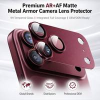 Film de protection anti-rayures pour objectif d'appareil photo pour iPhone 17 18 Pro Max Series – Protecteur d'objectif de caméra de smartphone en gros
