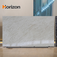 Grande dalle de pierre de quartz imprimée de luxe moderne, 93 % de quartz naturel, pierre artificielle polie pour la décoration d'hôtels et de villas