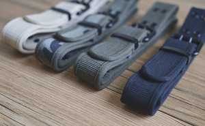 Ceintures tactiques en toile de coton et polyester DFBWB102 pour sports de plein air, à la mode, avec boucle respirante à 2 broches - Product Image 4