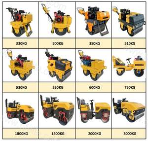 Rodillo Compactador Vibratorio Manual de Doble Tambor para Asfalto, Venta Directa de Fábrica - Product Image 4