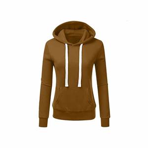 Venta caliente personalizado de gran tamaño Windbreaker Hoodie precio al por mayor pulóver con cuello con capucha Casual para las mujeres de Bangladesh - Product Image 5