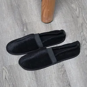UG Hotel Thick Cotton Slippers Spot Soles Home Hotel With Elastic Band OEM Breathable Winter Slippers With Non-slip Soles