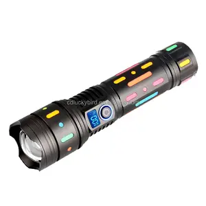 Portátil Hot 1.5KM Long Beam Distância Poderosa White Laser LED Torch com alta bateria recarregável Japão