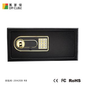 Petit coffre-fort mural en acier avec mot de passe, rectangulaire, antivol, avec alarme, pour hôtels et rangement à domicile - Product Image 2