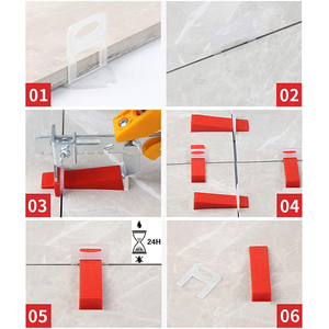 Chèn Clip thép không gỉ điều chỉnh chiều cao đòn bẩy cánh tay nâng lên vấn đề lắp Đặt gạch Hợp kim nhôm - Product Image 6