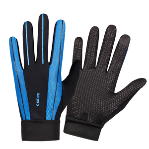 Gants de sport d'hiver chauds à doigts entiers pour le cyclisme et la course à pied, compatibles écran tactile, imperméables, en tissu Spandex extensible, pour les passionnés de sport - Product Image 1