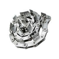 Chaîne à rouleaux à double pas en acier inoxydable 304 306 C2062 de Tianjin OND avec attache A2