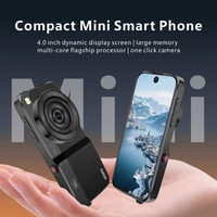 Vente flash - Téléphone portable I18 Mini - Léger - Double SIM - Téléphone mobile 2+16G - Android 3G - Mini smartphone avec Face ID - Batterie 1800mAh