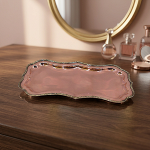 Bandeja de Cobre Sólido con Adornos de Latón - Product Image 4