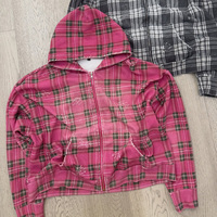 Sweat à capuche zippé réversible personnalisé pour homme, broderie gothique, imprimé éclaboussures, double usage, streetwear, 100% coton